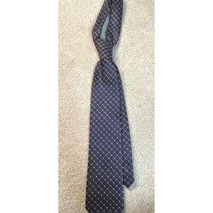 Alexander Julian Colours Men's Navy  Geometric‎ Pattern 100% Polyester Hand Made